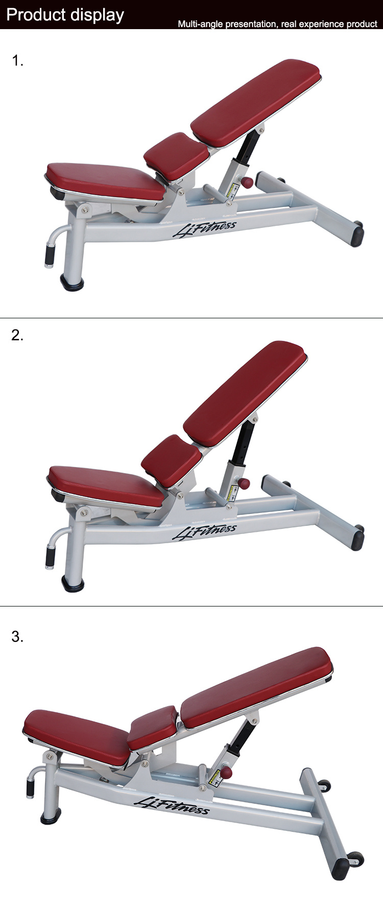 Multi-Adjustable Bench Commercial Fitness Equipment for Training (LJ-5531)