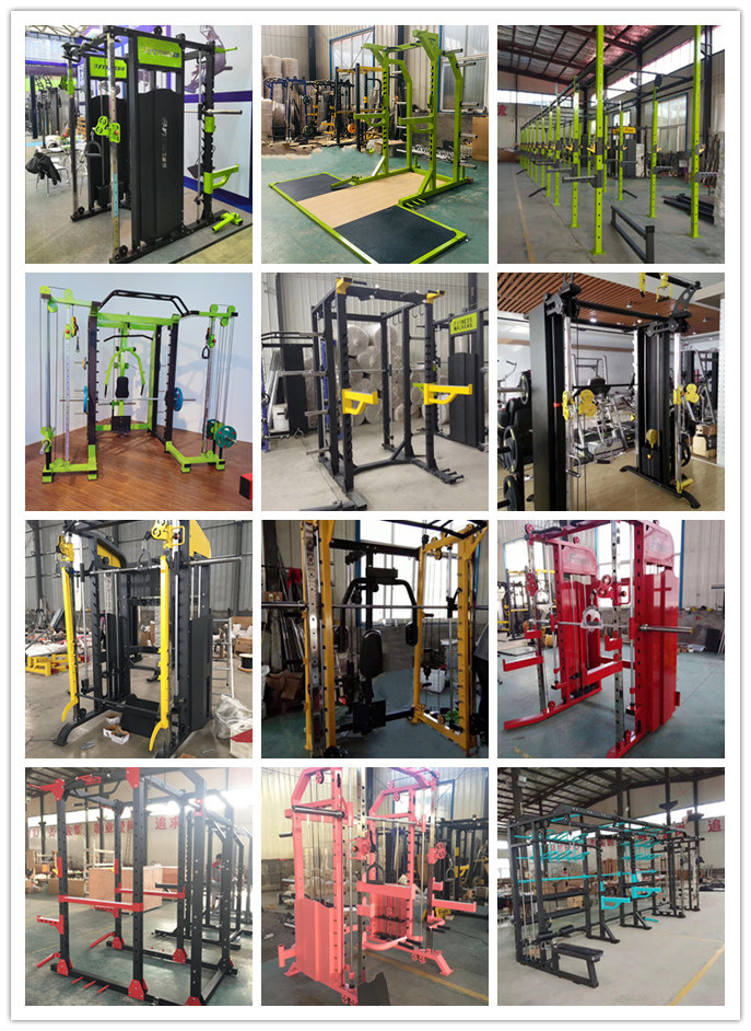 Ont-R07 Workout Equipment Functional Trainer Gym Fitness Power Rack Machine with Platform