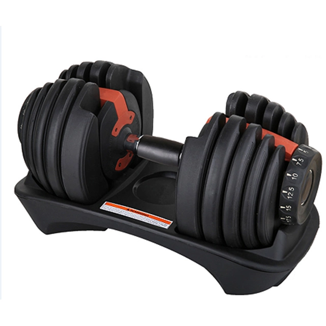 Hot Selling Adjustable Dumbbell Set 24kg Gym Equipment 40kg Dumbbell Weights