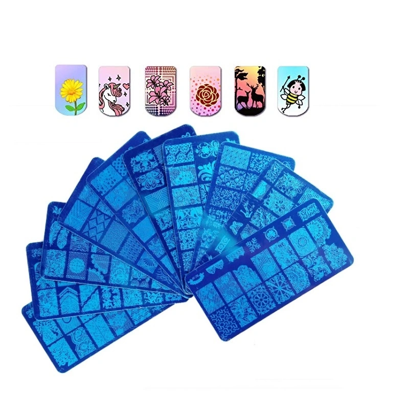 Nail Art Template Printing Nail Polish Stamping Plates Manicure Nail Art XXL Stamping Image Plates