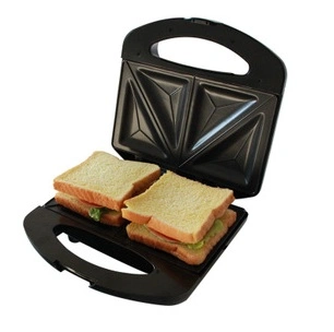 Electric Press Fixed 2-Slice Sandwich Maker with Non-Stick Coated Plates