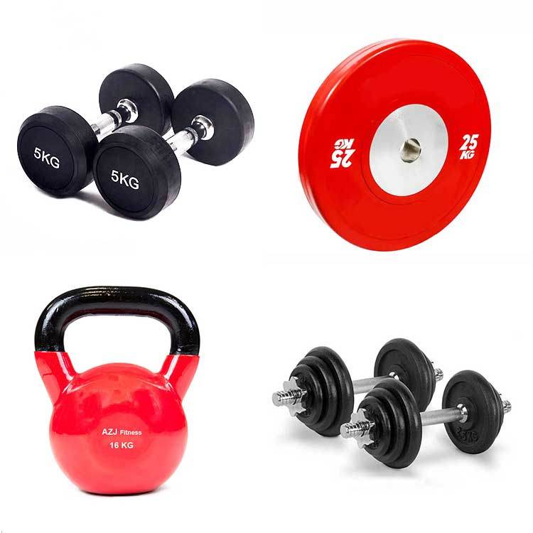 Weight Lifting Colour Rubber Bumper Weight Plates for Bodybuilding