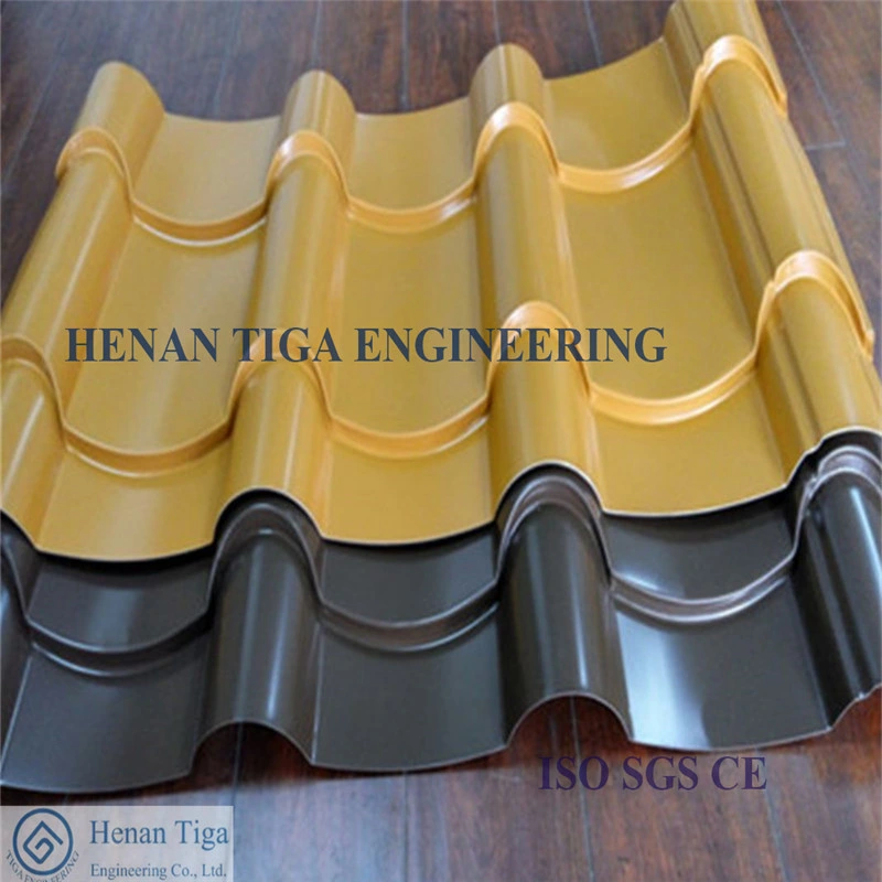 Weatherability Waved / Corrugated PPGI Roofing Plates / Color Coated Roofing Sheets