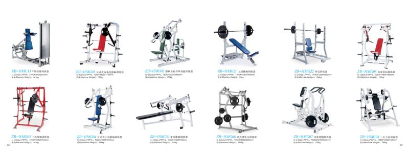 High Quality Horizontal Bench Press Strength Training Gym Equipment