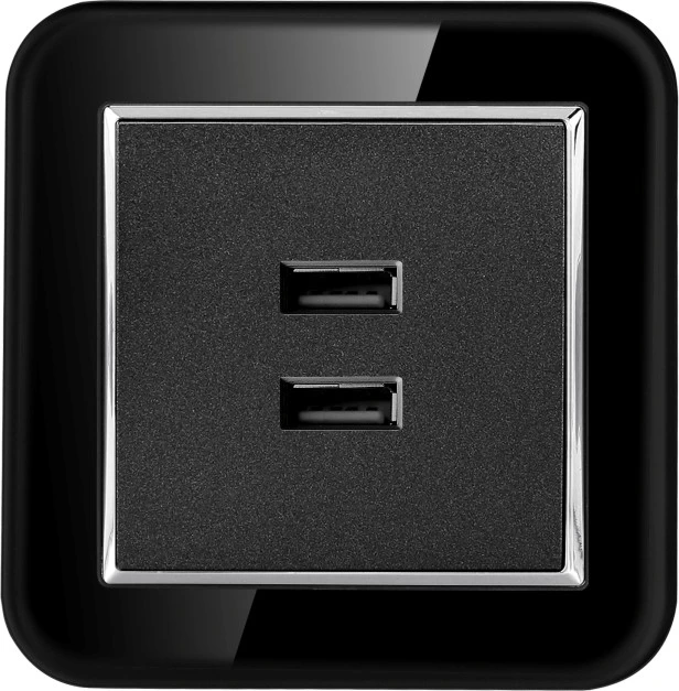 Wall Socket Switch Plates African Standard Double USB 2A Socket