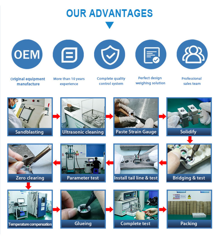 Xjc-D152 5kg 10kg 20kg Strain Gauge Load Cell