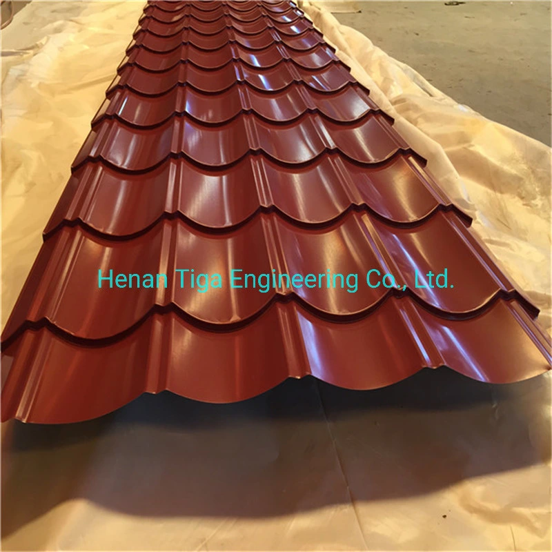 Box Profiled PPGI Roofing Sheets / Weatherability Color Coated Steel Plates