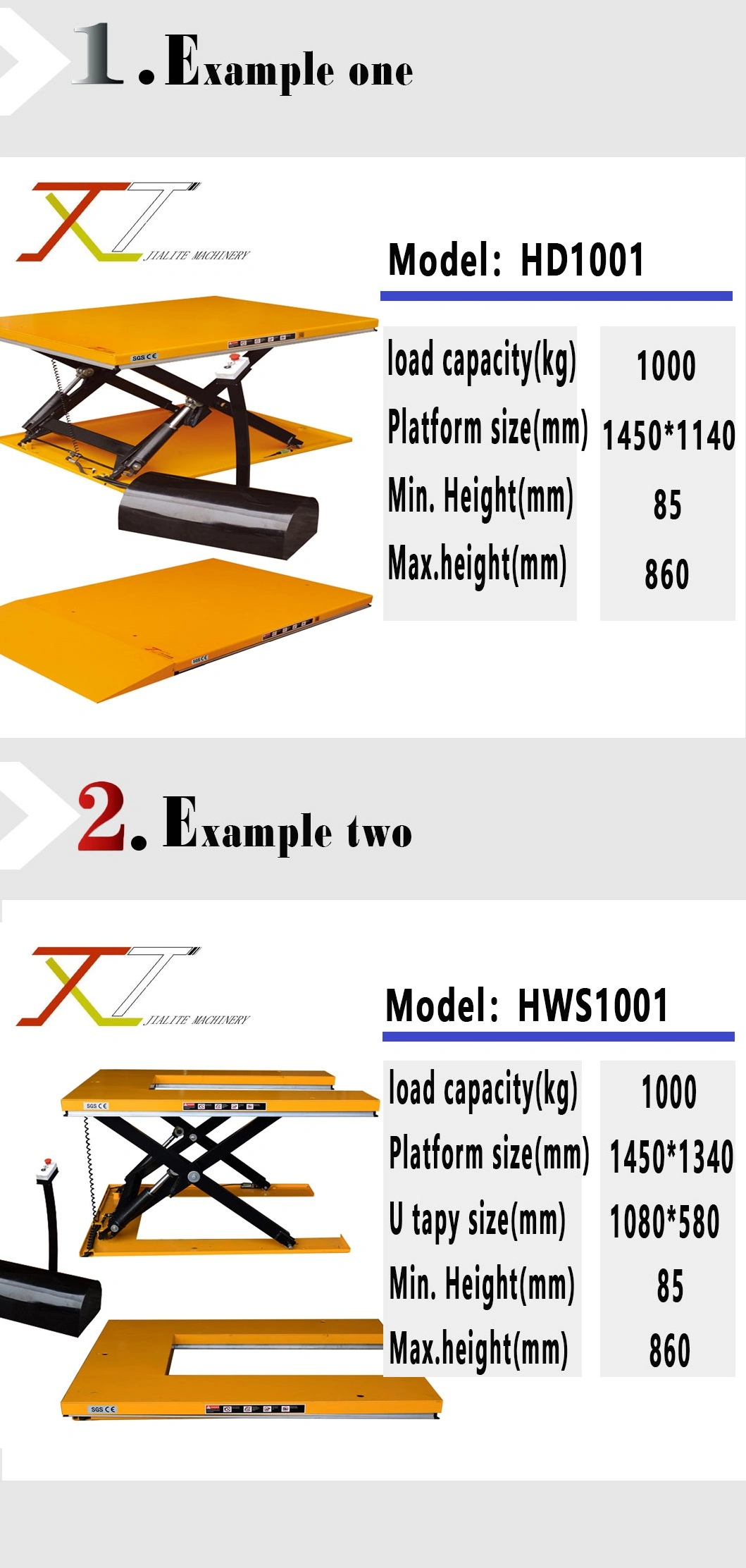 Electric Ultra Level Lifting Platform/Lifting Table