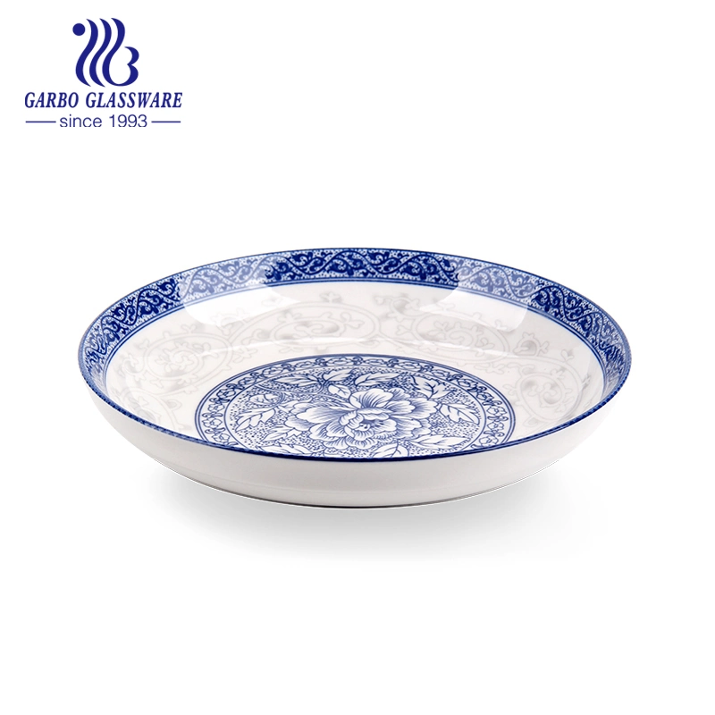 Premium Ceramic Set of 6, Colorful Meal Stoneware Porcelain Dinner Plates Dinner Set Tc23006205/Hcs-674