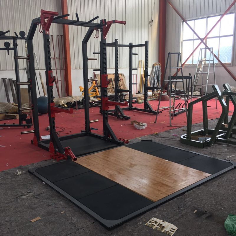 Gym Rubber Weightlifting Equipment Weight Lifting Platform