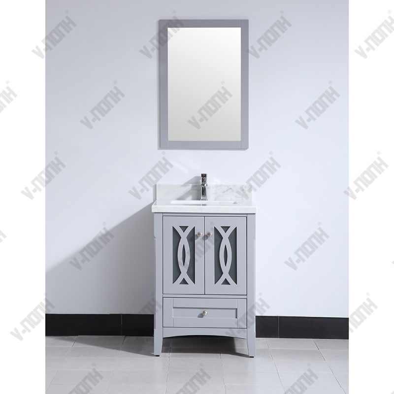 Small Size Single Sink Floor Mounted Bath Cabinet Vanity Sets