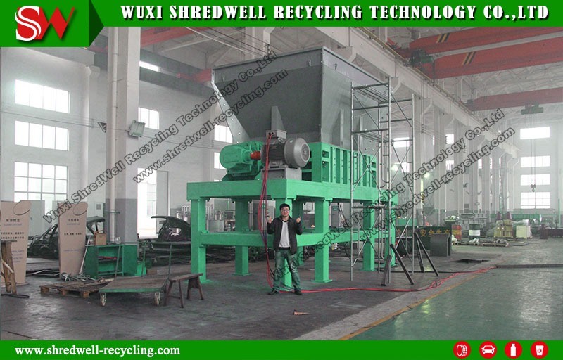 Double Shaft Scrap/Used/Waste Metal Recycling Equipment for Iron/Car/Copper Shredding