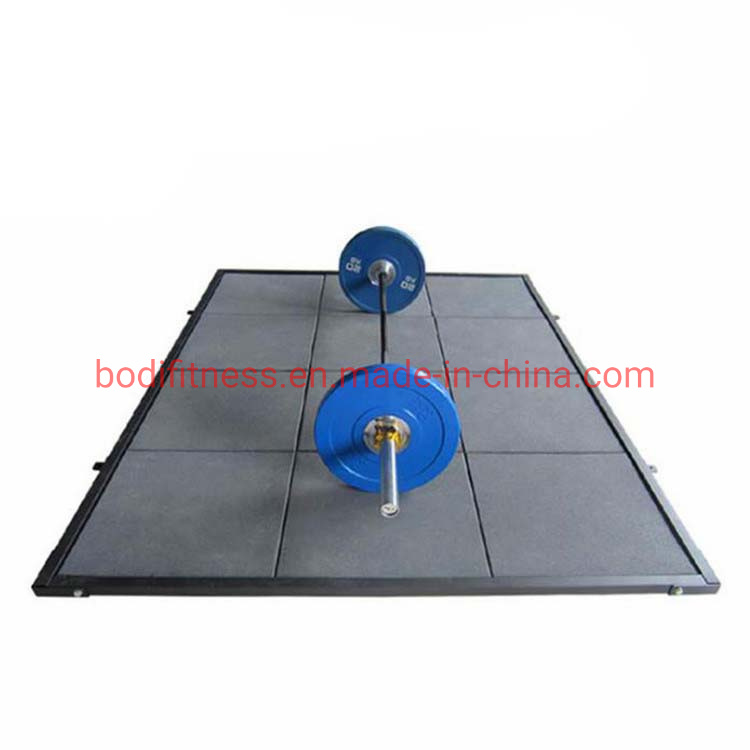 Gym Rubber Weightlifting Equipment Weight Lifting Platform