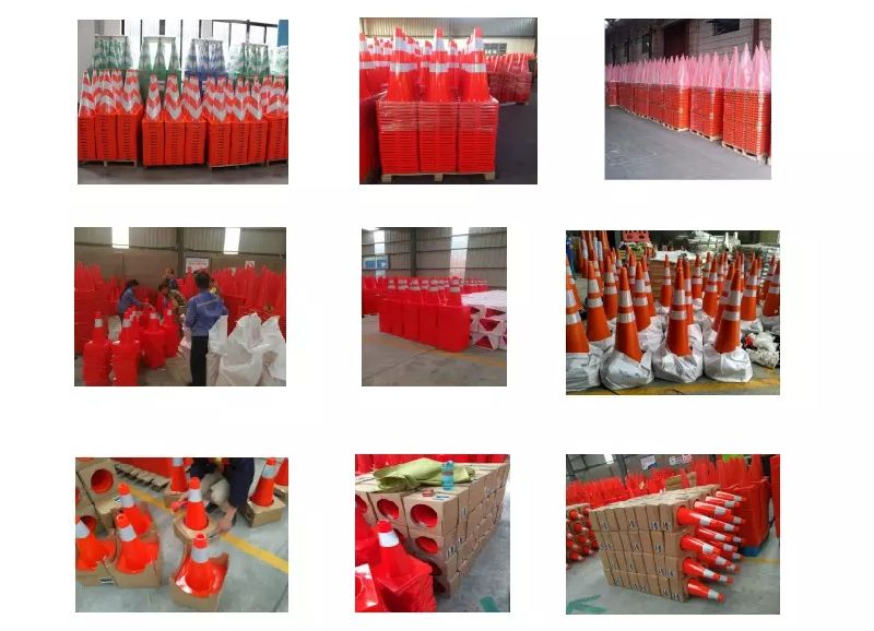 PVC Soft Orange Retractable Collapsible Foldable Traffic Safety Cones