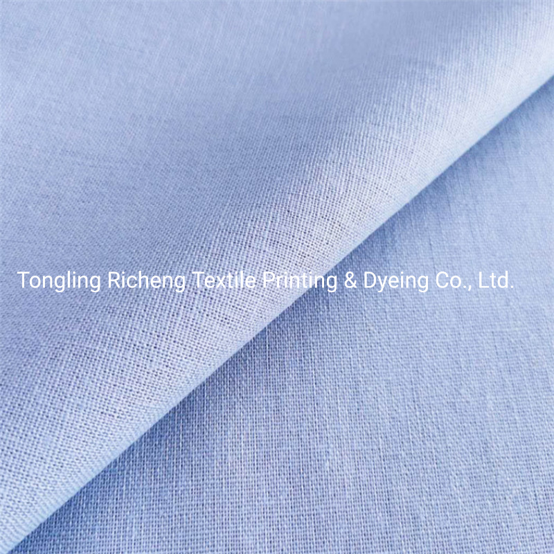 Most Popular Whole Colored Woven Plain Dyed Pure Linen Fabric