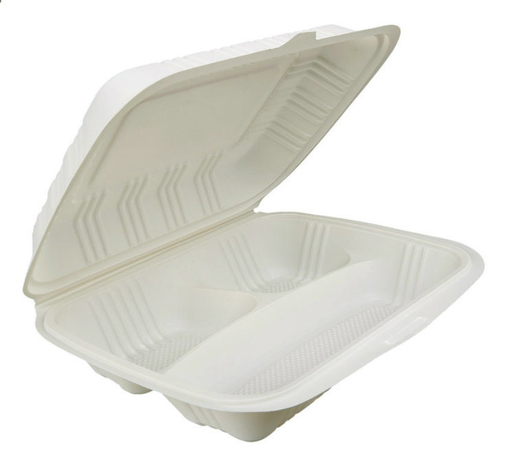 Hotel Restaurant White Wedding Corn Starch Plates, Dinner Plates Set