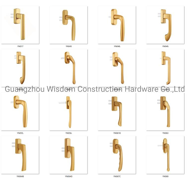 Zinc Alloy Spray Handle Door and Window Handle Aluminum Profile Hardware Accessories