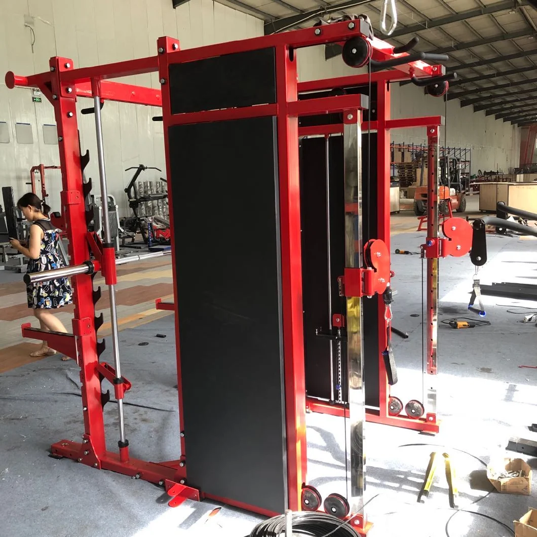 Hot Sale Commercial Gym Machine Strength Freedom Smith Functional Trainer Squat Rack Fitness Equipment