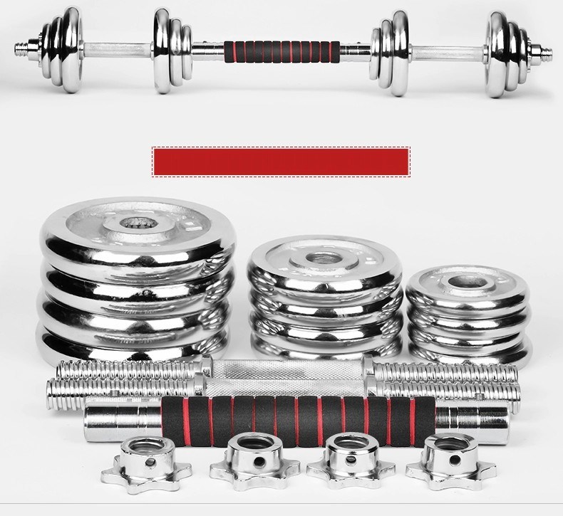 Barbell Weight Plate Dumbbell Weightlifting Adjustable Dumbbell Barbell Set