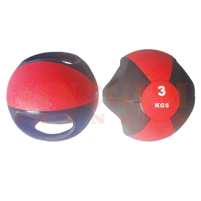 Dual Grip Color Medicine Ball, Gym Ball, Exercise Ball