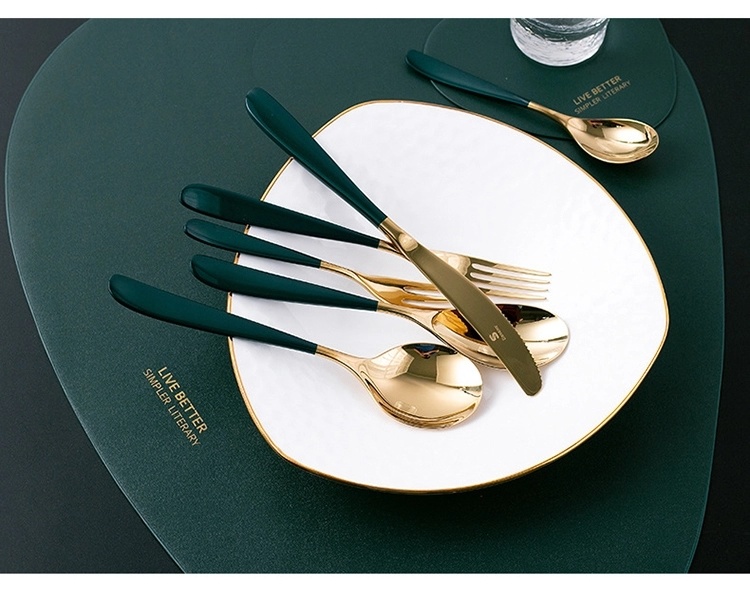 Stainless Steel 18 10 Serving Cutlery Set Metal Flatware Set