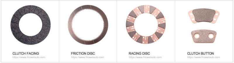 Fricwel Auto Parts Clutch Plate and Pressure Plate Clutch Disc ISO9001