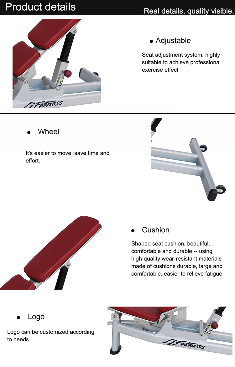 Multi-Adjustable Bench Commercial Fitness Equipment for Training (LJ-5531)