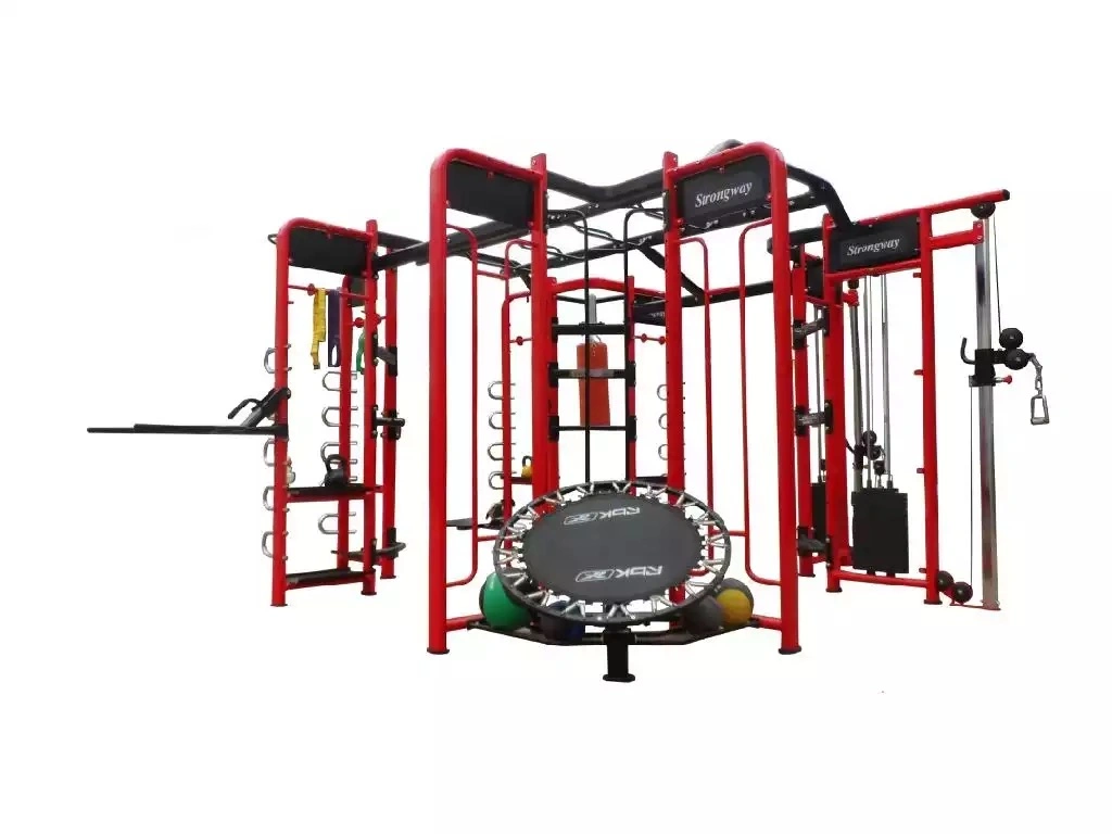 Synergy 360c Commercial Multi-Function 6 Door Smith Machine Power Rack for Home Gym Fitness Equipment