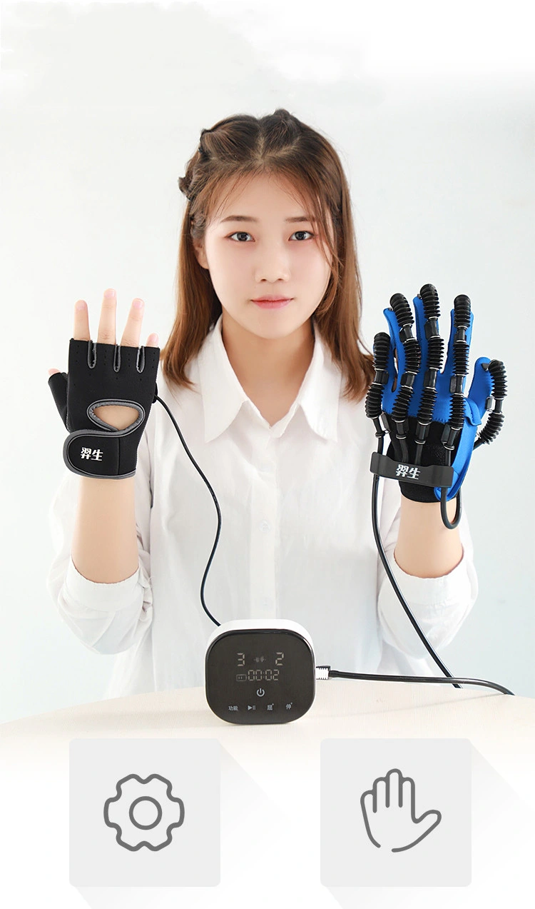 Hand Robot Glove Stroke Rehabilitation Exercise at Home Smart Recovery Hospital Machine