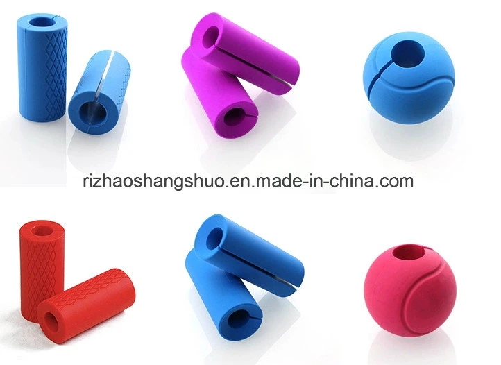 Fitness Training Weight Lifting Non-Slip Thick Silicone Barbell Grip