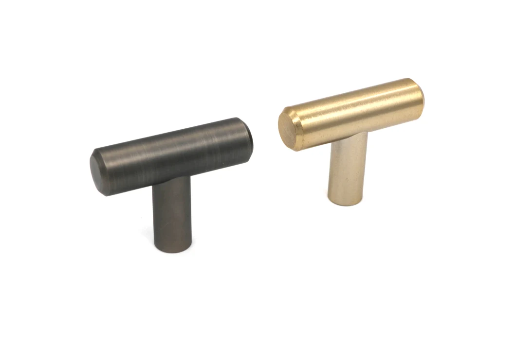 T Bar Handle Stainless Steel Brushed Champagne Gold Various Sizes Pull Bar Handle