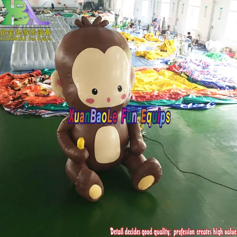 Advertising Monkey Inflatable Customized 5m Event Promotional Inflatable Monkey Cartoon