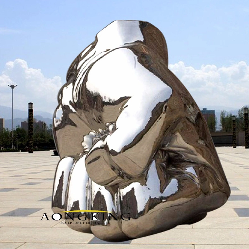 Art Sculpture Decoration The Dumbbell Stainless Steel Large Statue for Sale