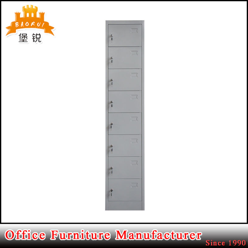 Vertical 8 Door Metal Locker for Gym and Swimming Pool