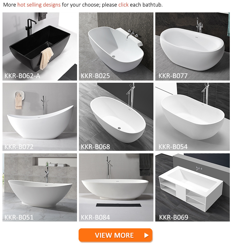 Unique Design Solid Surface Free Standing Solid Surface Bath Tub