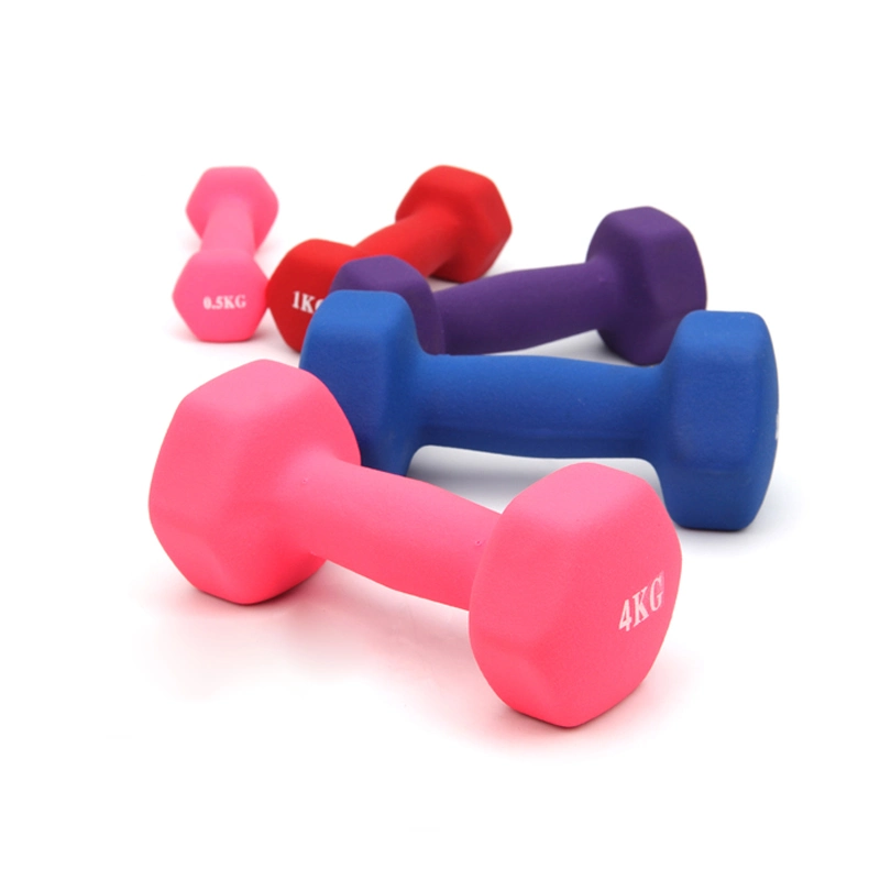 Waterproof Colorful Woman Macaron Dumbbells for Sale