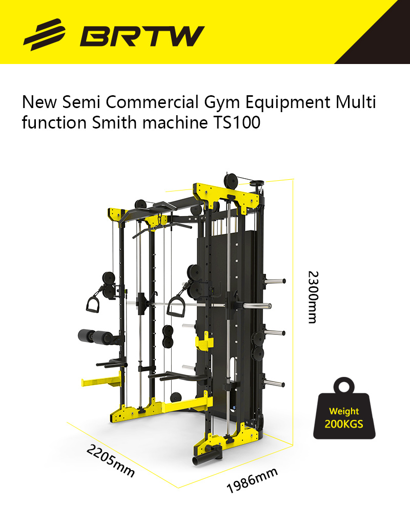 Cable Machine Gym Commercial Fitness Equipment Multi Smith Machine