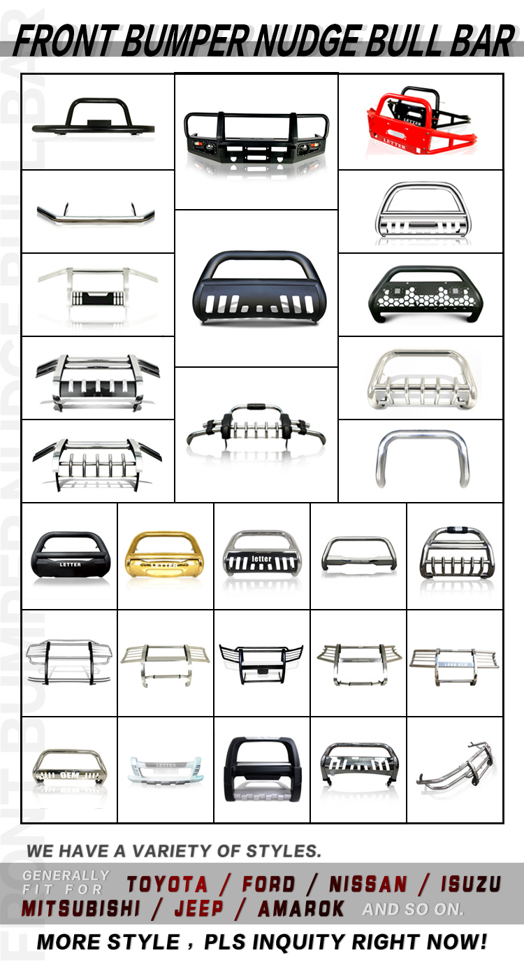 S/S Grille Guard Car Bumper Bull Bar for Hilux