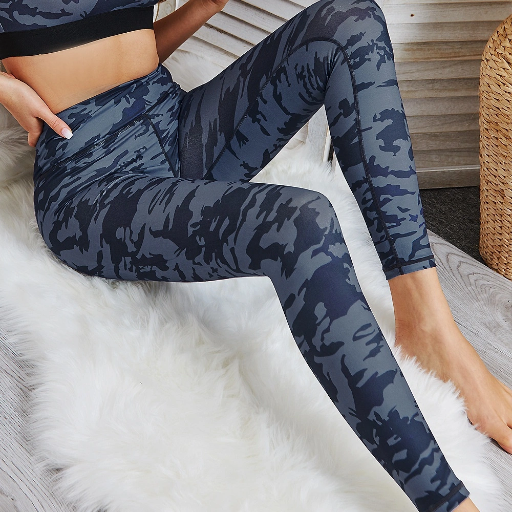 Gym Clothing Camouflage Sportswear Fitness Set Women Workout Camo Gym Set