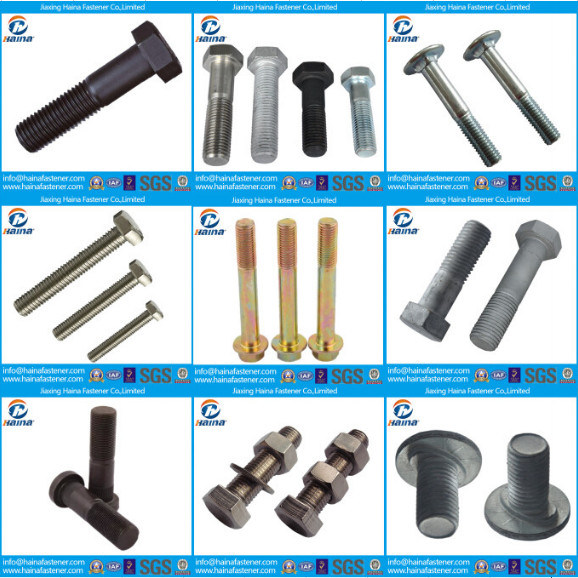 M10-50 200 mm Carbon Steel Heavy Towerhex Structural Bolt for Power Equipment