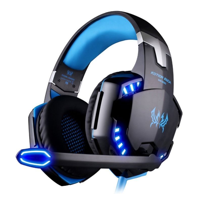 Game Headphone Game Headset Gaming Wired Headset with LED Light