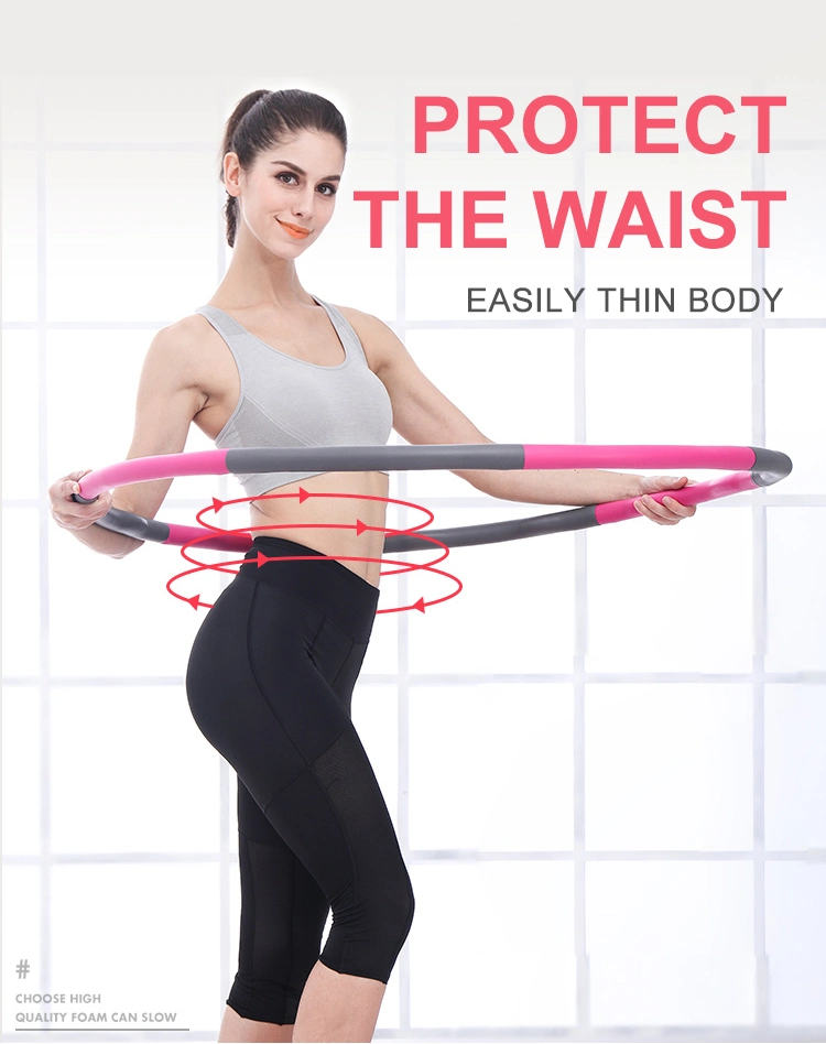 Yoga Fitness Body Exercise Slim Adult Fat Burning Plastic Smart Weighted Home Gym Equipment Hula Hoop