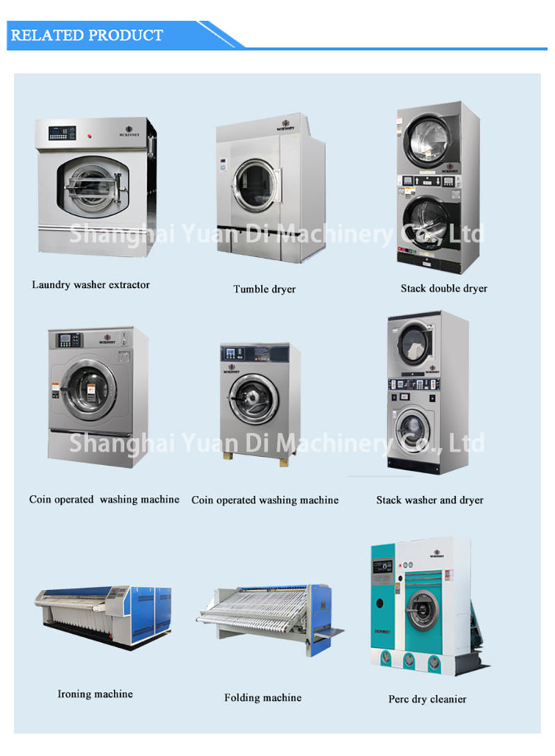 Commercial Stack Washer and Dryer 10kg-100kg