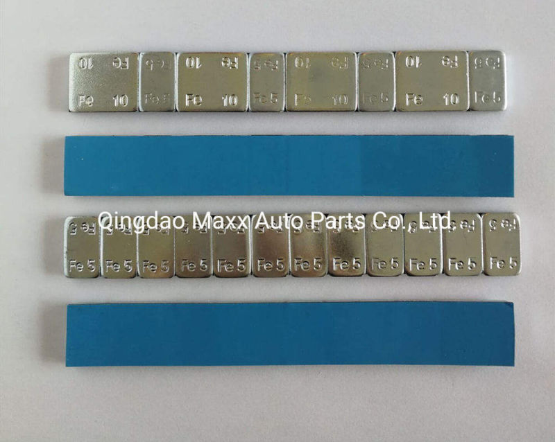 China Supplier Fe Steel Car Tire Adhesive Wheel Balancing Weights for Wheel Weights 5g+10g