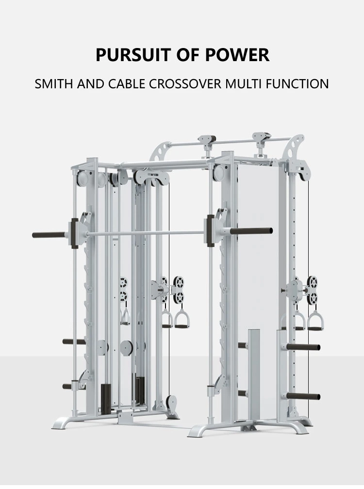 Best Commercial Power Cage Sports Multi Exercise Gym Equipment Multifunction Smith Machine