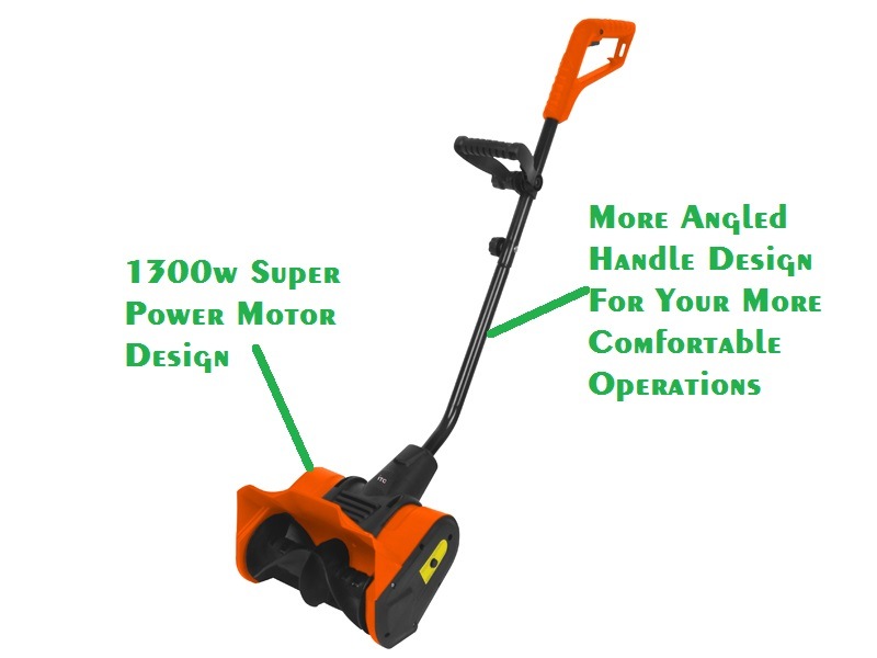 Straight Bar Electric Snowthrower/Sweeper Power Tool Machine