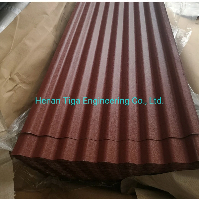 Box Profiled PPGI Roofing Sheets / Weatherability Color Coated Steel Plates