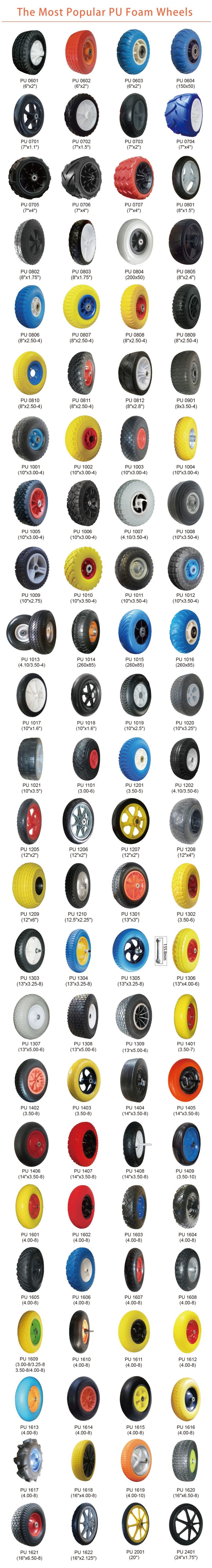 Rubber Wheel/ PU Foam Wheel /PU Wheel/Wheelbarrow Wheel/Barrow Wheel/Wheel/Puncture Proof Wheel