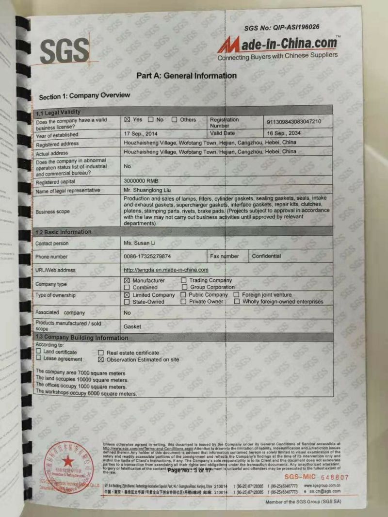 Auto Parts Front Brake Pads Disc Brake Pads GS1d-33-28z