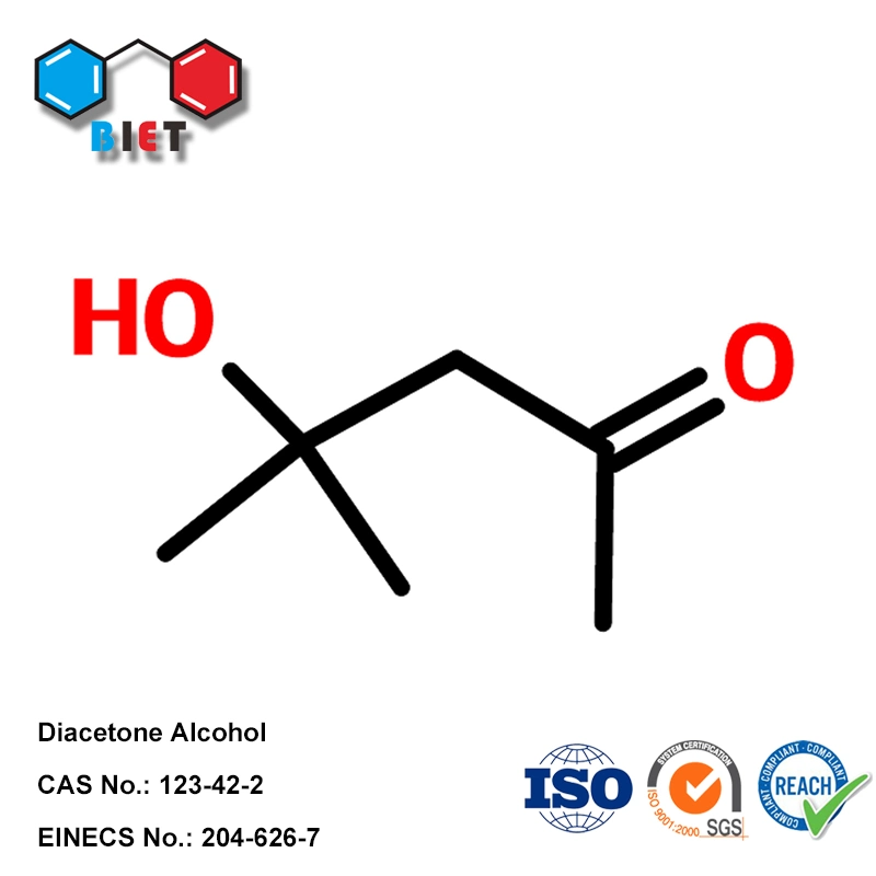 High Quality Diacetone Alcohol 4-Hydroxy-4-Methyl-2-Pentanonehigh Quality Diacetone Alcohol 4-Hydroxy-4-Methyl-2-Pentanone CAS No.123-42-2 with Bwith Best Price
